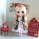 1/6サイズドール ・クリスマスワンピース
