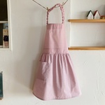 【訳アリ】110～130☆ノーアイロンでOK！☆キッズ 子供エプロン☆korima.