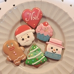 クリスマスミニアイシングクッキー