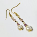2種から選択　☆パール　ピアス☆　ロンデル付き
