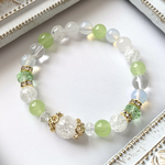 [送料無料] green fairy / 天然石ブレスレット