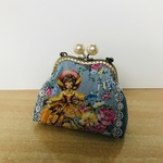 がま口ポーチ(薔薇の女の子)