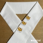 手描き半襟【寅三兄弟】