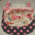 移動ポケット＊プリンセス&プリンス/紺＊クリップ付き