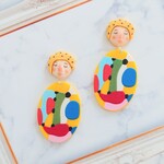 再販⭐お昼寝女の子のカラフルなピアス
