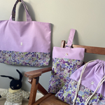〈Sophia〉入園・入学3点セット　刺繍リバティバッグ