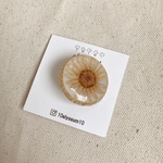 【SALE】dry flower pony hook white /ドライフラワー レジン