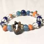 【N様ご注文品】動物とんぼ玉ブレスレット
