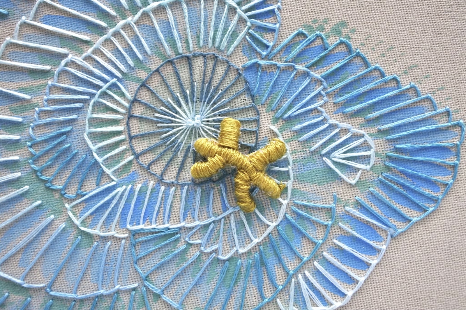 刺繍個展 原画 ✺ 秋の星座 〜魚座 山羊座 牡羊座 水瓶