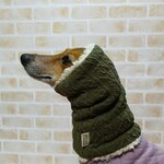 イタグレ用ネックウォーマー〈カーキ〉