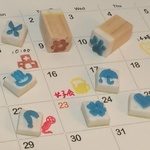 選べる! ミニはんこ３個セット 