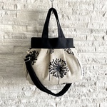 3wayトートバッグ /small or medium - Dandelion Black