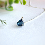 London Blue Quartz Necklace ロンドンブルークォーツのネックレス