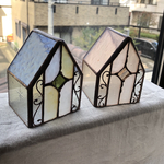 mika様ご注文の品＊ガラスのお家二点