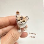 (再販)ミニチュア モールアート チビ 寅 ちゃん テディベア モールベア Tamubear