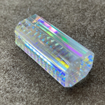 🌈傷有りダイクロガラス長方形ペンダント🌈