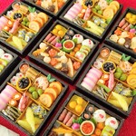 【ケース付】二段重おせち料理ミニチュア  シルバニア  リカちゃん