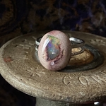 サンタさんからのプレゼント🎄虹色🌈カンテラオパールのリング🪅❄️🌈