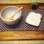 おうちカフェセット❇︎まーるいカフェオレボウル・ラスク小皿