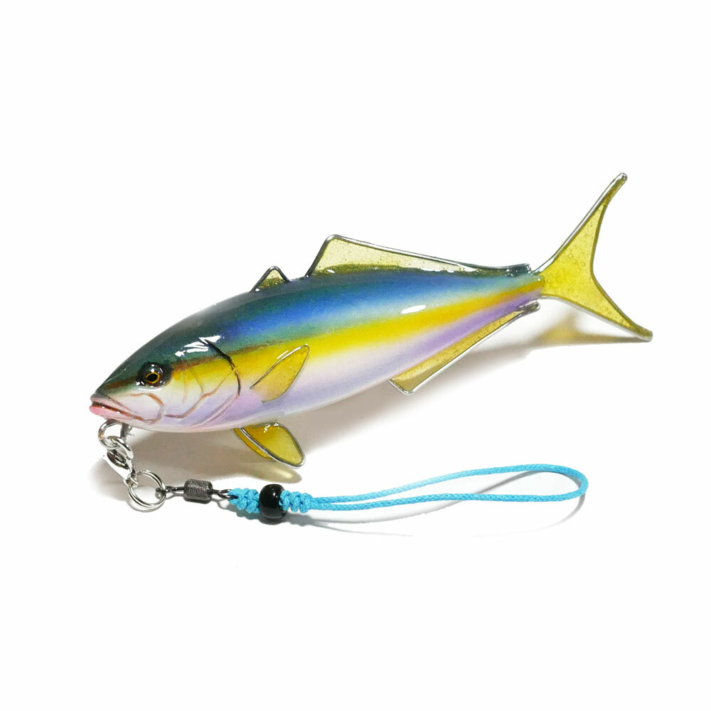 カワチ のびおさかな ストラップ ヤマメ／山女魚 （のびる 魚型