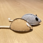 猫ちゃんのおもちゃ　ほっこりねずみ《猫ちゃんのためのねずみfactory》