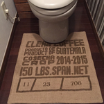麻袋 トイレマット(L)　