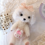 プレビュー中⭐︎⭐︎【送料無料❣️】真っ白ふわふわプードルちゃん🐩🤍🎀pupubear