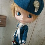 ネオブライス　２２cmドールサイズ　青緑の少年セット