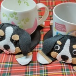 Raoul.and.Rionさま専用ページ  バーニーズコースター４枚セット