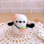 苺のポシェット🍓シマエナガちゃん(ピンク)