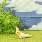 オカメインコ(黄色)のストラップ