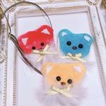 ❤️💙💛🐻ふわふわ3匹のくまちゃんバッグ🐻ぬいオビツ11 ねんどろいどどーる