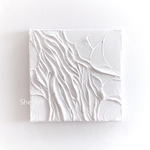 送料無料【1点もの・ハンドメイド】 White×レイヤーデザイン