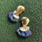 ①点のみ【atelier chimie】Vintage horse cabochon &  ribbon