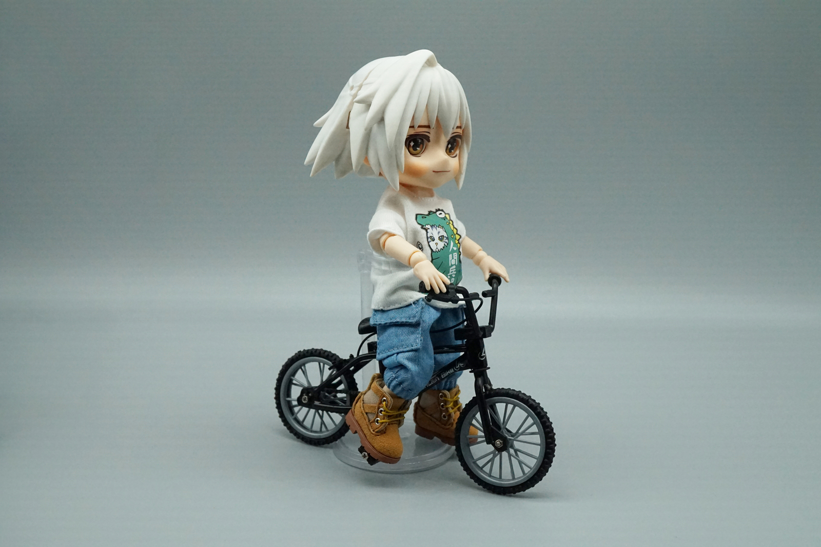 1:12 オビツ11サイズ ミニチュア自転車 ブラック - KUMA's