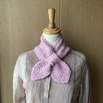 モヘアタムのあったかミニマフラー