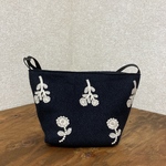 NEW☆ミナペルホネン ✳︎ミニショルダーバッグ　ボヌール　ネイビー