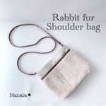 【SALE】Nanala＊ふんわり気持ちラビットファーショルダー/サコッシュ