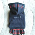 犬服！Msize！チェックスカート