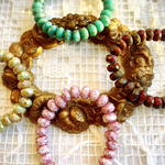 再販【4連120コセット】#JIRI＊IVANA#czech beads#チェコビーズ　tiny rondel5✖️3㍉