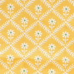 USAファブリック　Sugarcube Flower Lattice Yellow