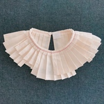 つけ襟[PLEATS]※受注販売　プリーツ 生成り エクリュ ステッチ 