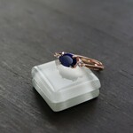 ラピスラズリ　ホリゾンタルCZバンドリング　SILVER925　PG