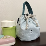 ＊保冷保温巾着＊ おくたごん巾着 縦長タイプ スープジャーランチに Cafe