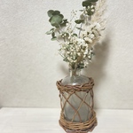 ドライフラワー◎ホワイトスワッグ