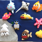 フェルトのお魚つりセットA