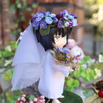 小人の花冠（スミレ畑の花嫁）オビツ11サイズ　布花