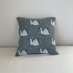 ミナペルホネン  45×45 クッションカバー　swan moss green 2