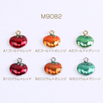 M9082-B1  12個  エポチャーム メタルチャーム 野菜チャーム トマトチャーム 12×14mm 3X（4ヶ）