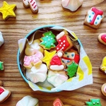 再販　12/21発送可能　クリスマスクッキー缶